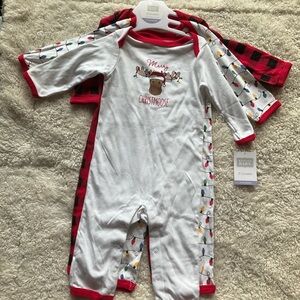 Hudson Baby Festive Christmas Pajama Set of 3
